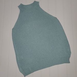 Previous Engagement Halter Neck Sweater Tank in Pink